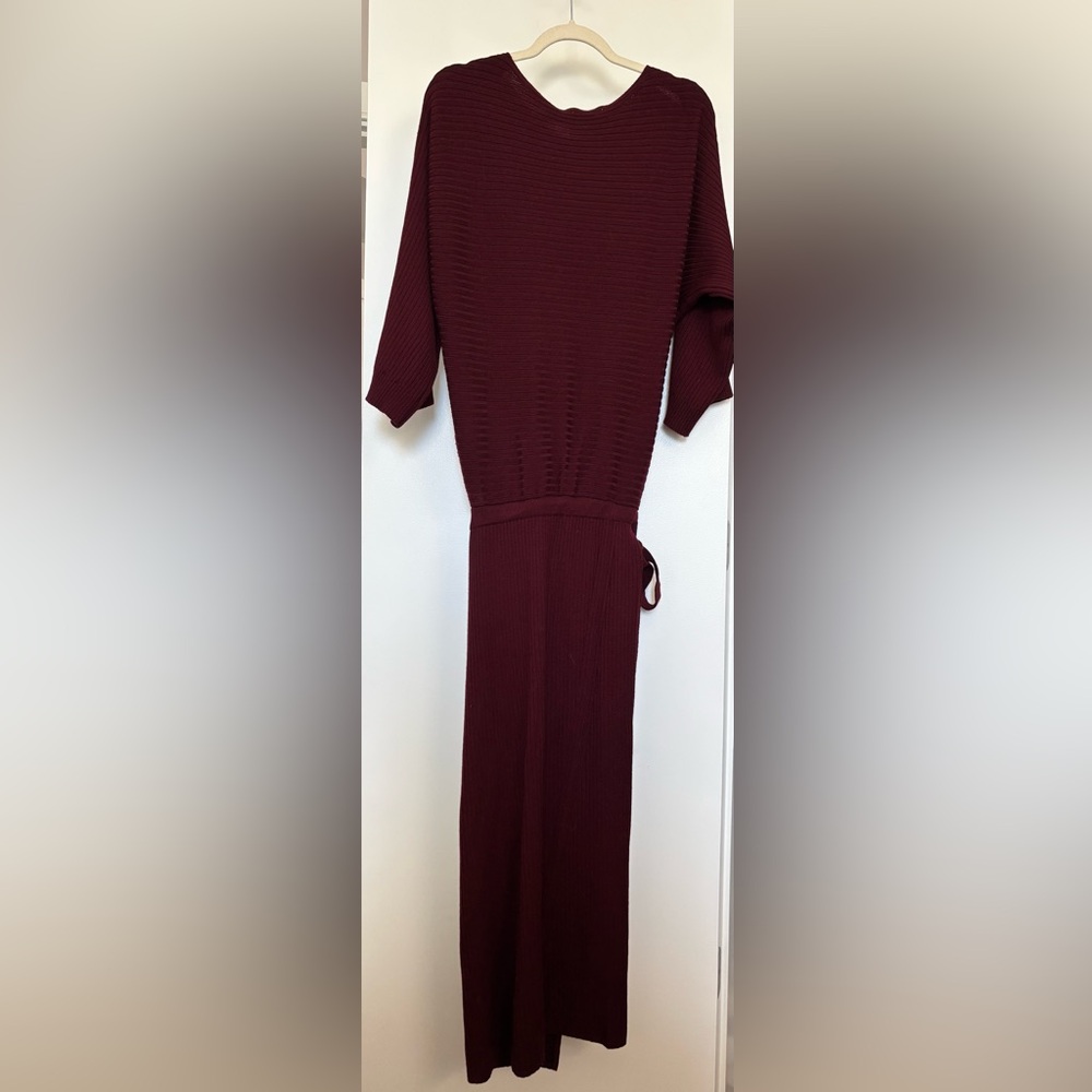 Ba&sh Robe Rahlia Ribbed Wrap Skirt Dress - Picture 8 of 9